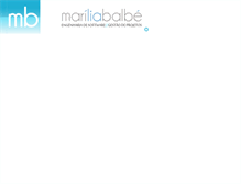 Tablet Screenshot of mariliabalbe.com